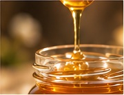 Honey being poured